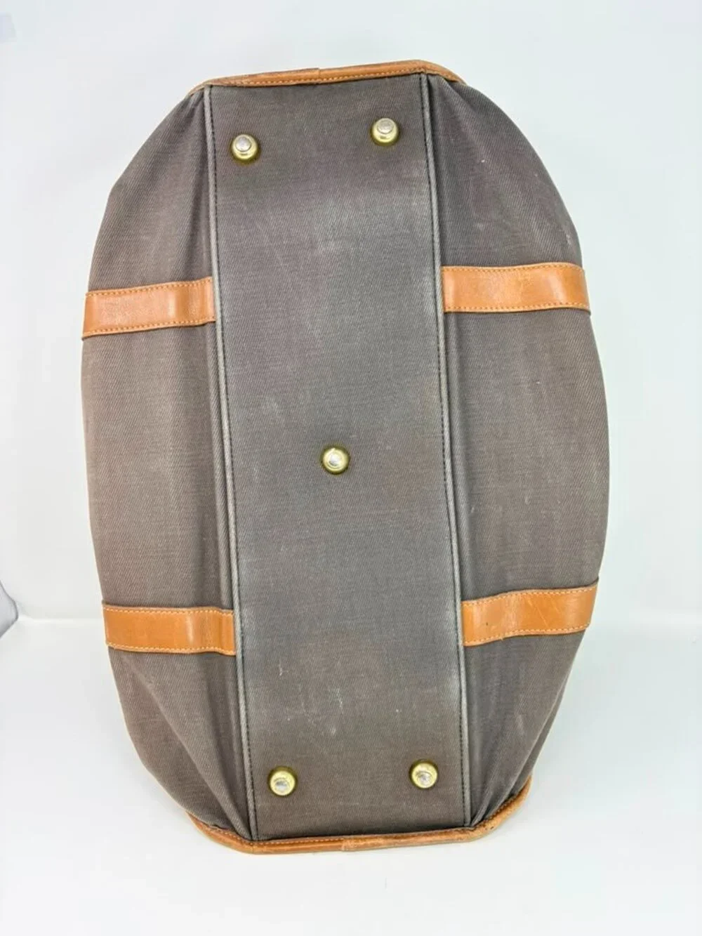 Vintage Ghurka No. 47 Cargo II Duffel Bag Canvas Leather Marley Hodgson USA